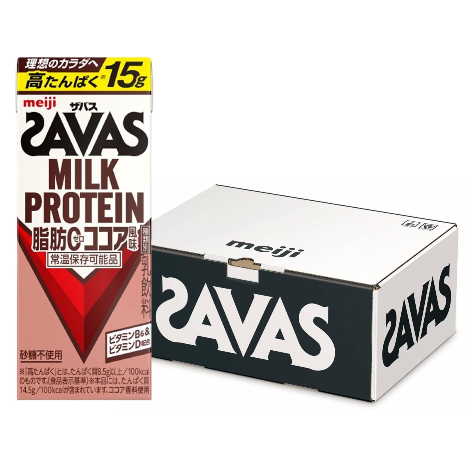 Amazon | SAVAS(ザバス) MILK PROTEIN 脂肪0 ココア風味 200ml×30本